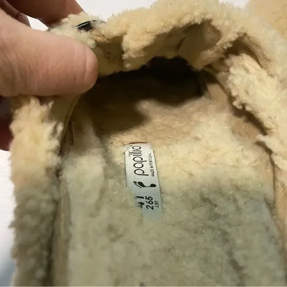 Birkenstock Papillo Boston Big Buckle Flex Platform
Shearling Teddy Eggshell 41 - Picture 9 of 12